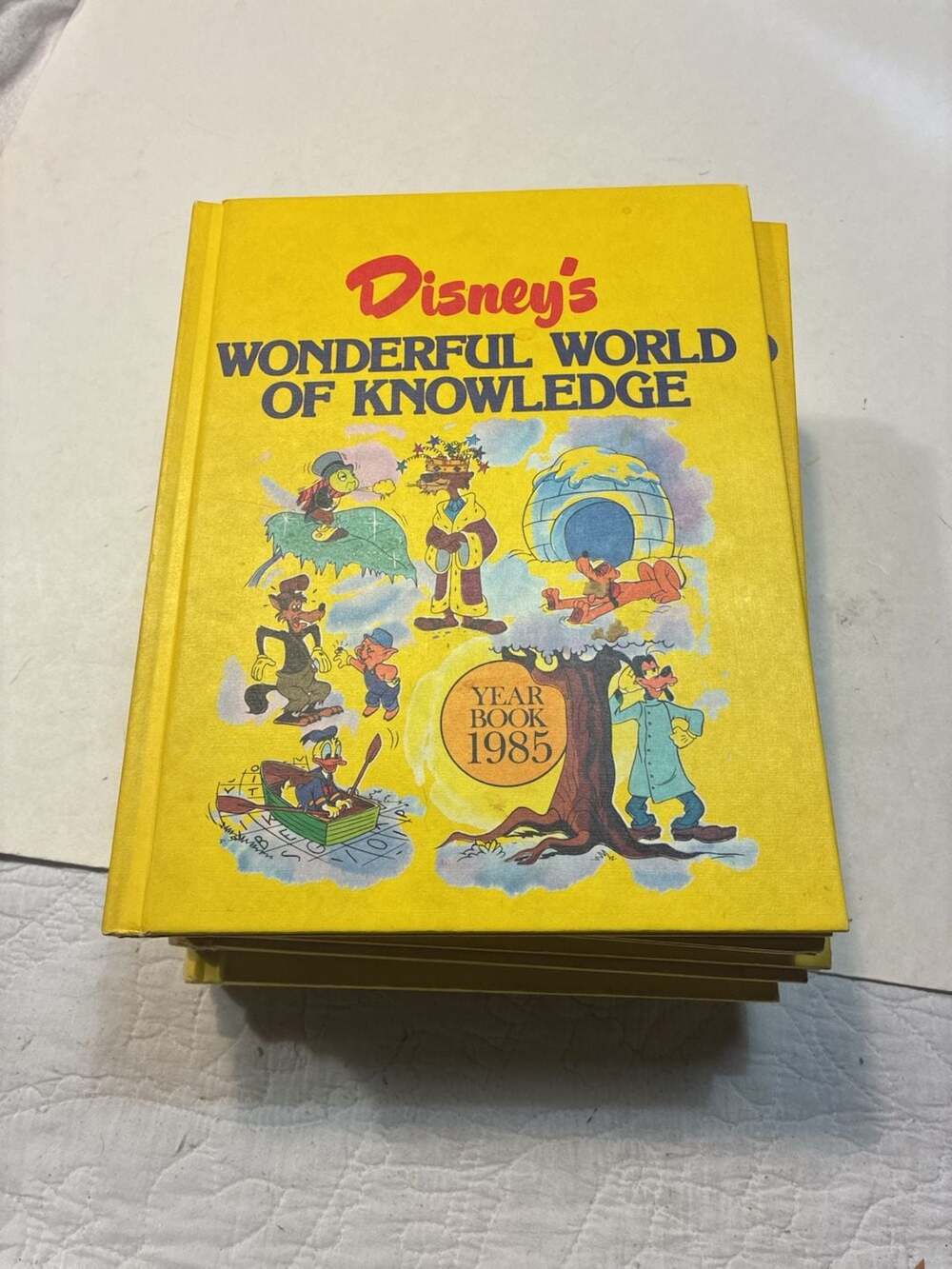 Disney Wonderful World Of Knowledge Year Books Set Of 9